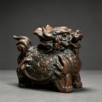 Lucky Qilin Figurine Nixing Clay Tea Pet