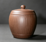 Blessing Motif Hand‑Carved Nixing Tea Storage Jar - 图片 3