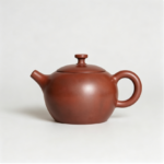 Plain Round Nixing Clay Kung Fu Teapot, Hand‑thrown