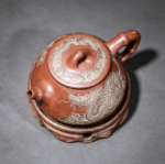 Nixing Clay Shi Piao Teapot, Dragon & Cloud Relief Carving - 图片 5