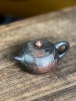 Floating Xishi Teapot, Fish Playing, Guangxi Nixing Clay, Hand-Carved - Image 2