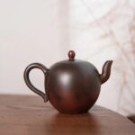 Huang Kairi fully handmade master purple clay teapot, about 180cc, Ni Xing pottery - 图片 5