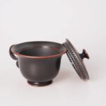 Purple clay Ni Xing pottery lidded teacup, handmade - 图片 2