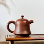 Little Golden Bell Teapot, Purely Handmade, Guangxi Nixing Pottery - Image 3
