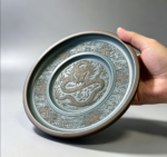 Hand‑Carved Divine Dragon Nixing Teapot Base Tray - 图片 3