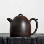 Ancient Style Teapot 160cc by Huang Kairi, Guangxi Nixing Clay, Provincial Master, Handcrafted Tea Set Teapot - Image 4