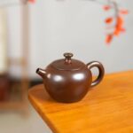 Wood-fired Small Yuanbao Teapot 110cc Fully Handmade Teapot