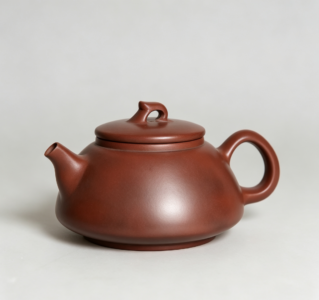 Ruyi‑Knob Nixing Clay Teapot | Handmade Qinzhou Pottery - Imej 5