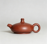 Low Profile Flat Nixing Kung Fu Teapot, Smooth Uncarved Body