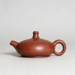 Low Profile Flat Nixing Kung Fu Teapot, Smooth Uncarved Body