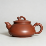Sculpted Bamboo Nixing Kung Fu Teapot, Hand‑Carved Bamboo Lid & Handle