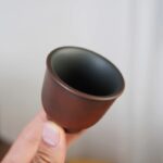 Hand‑Carved Gilded Lotus Nixing Pottery Master Teacup | Chinese Gongfu Tea Cup - Image 4