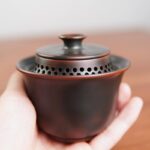 Hand‑Carved Hollow Filter Nixing Pottery Gaiwan