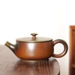 Wood-Fired Nixing Pottery Flat-Lid Teapot | Handmade Unique - Image 5