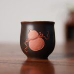 Hand-Embossed Gourd Nixing Pottery Master Teacup - Image 6