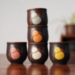 Hand-Embossed Gourd Nixing Pottery Master Teacup - Image 5