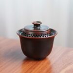 Hand‑Carved Hollow Filter Nixing Pottery Gaiwan - 이미지 4