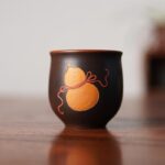 Hand-Embossed Gourd Nixing Pottery Master Teacup - Image 4