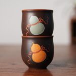 Hand-Embossed Gourd Nixing Pottery Master Teacup - Image 3