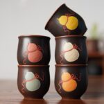 Hand-Embossed Gourd Nixing Pottery Master Teacup - Image 2